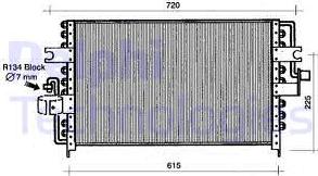 Delphi TSP0225195 - Lauhdutin, ilmastointilaite inparts.fi