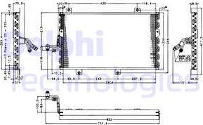 Delphi TSP0225154 - Lauhdutin, ilmastointilaite inparts.fi