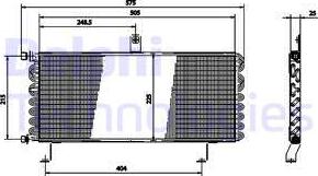 Delphi TSP0225175 - Lauhdutin, ilmastointilaite inparts.fi