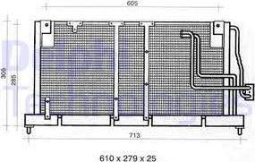 Delphi TSP0225354 - Lauhdutin, ilmastointilaite inparts.fi