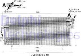 Delphi TSP0225350 - Lauhdutin, ilmastointilaite inparts.fi