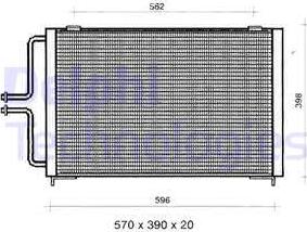 Delphi TSP0225362 - Lauhdutin, ilmastointilaite inparts.fi