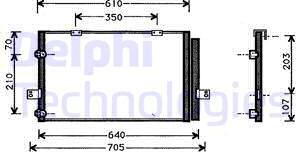 Delphi TSP0225367 - Lauhdutin, ilmastointilaite inparts.fi