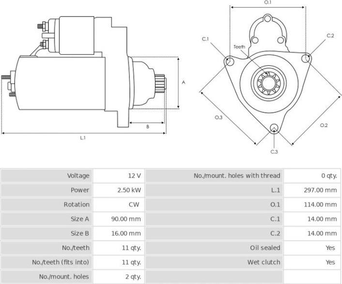 Denso 1280004110 - Käynnistinmoottori inparts.fi