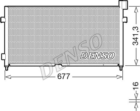 Denso DCN99056 - Lauhdutin, ilmastointilaite inparts.fi