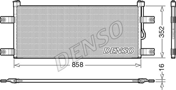 Denso DCN99069 - Lauhdutin, ilmastointilaite inparts.fi