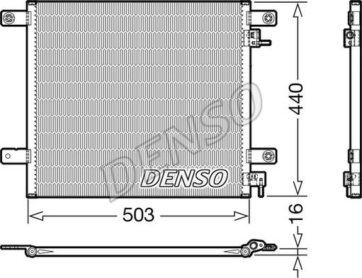 Denso DCN99066 - Lauhdutin, ilmastointilaite inparts.fi