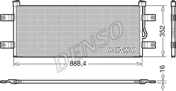 Denso DCN99068 - Lauhdutin, ilmastointilaite inparts.fi