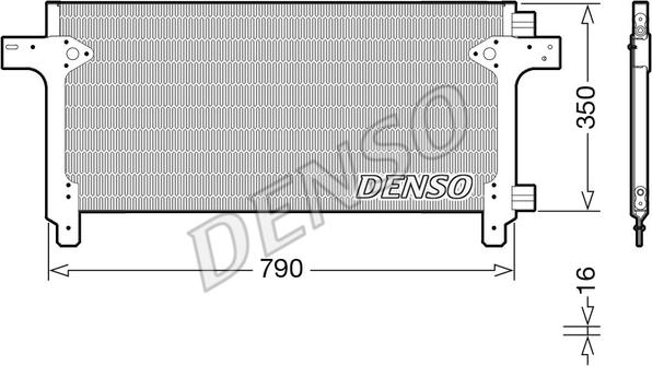 Denso DCN99063 - Lauhdutin, ilmastointilaite inparts.fi