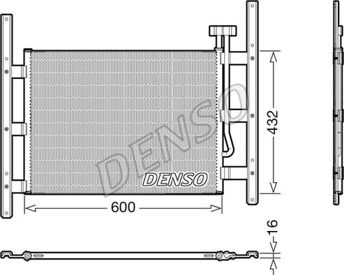 Denso DCN99067 - Lauhdutin, ilmastointilaite inparts.fi