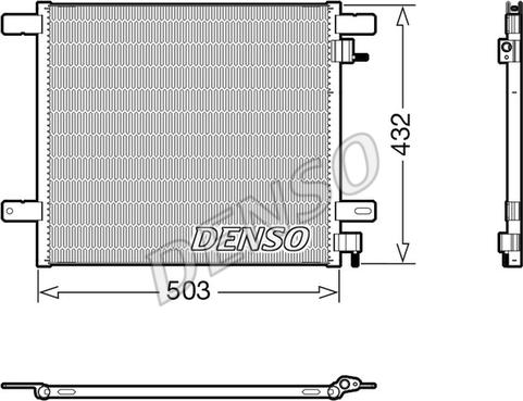 Denso DCN99076 - Lauhdutin, ilmastointilaite inparts.fi