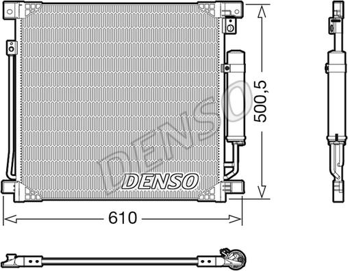 Denso DCN45013 - Lauhdutin, ilmastointilaite inparts.fi