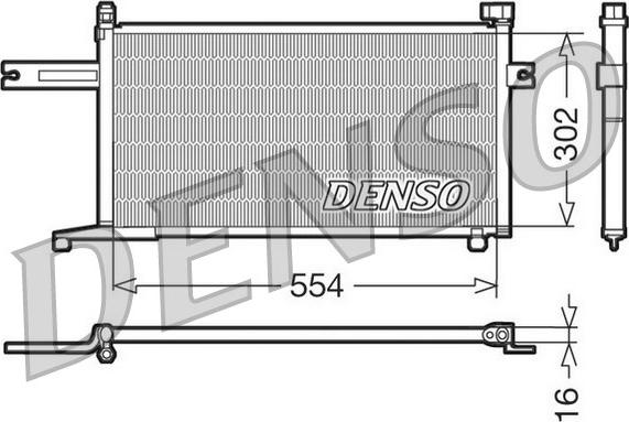 Denso DCN46005 - Lauhdutin, ilmastointilaite inparts.fi