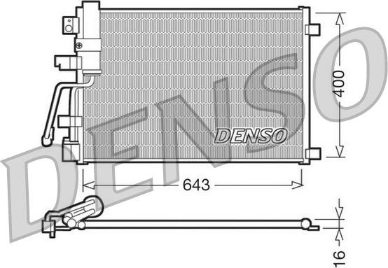 Denso DCN46003 - Lauhdutin, ilmastointilaite inparts.fi