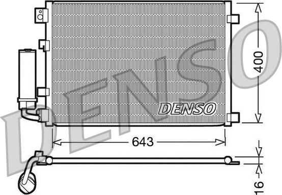 Denso DCN46002 - Lauhdutin, ilmastointilaite inparts.fi