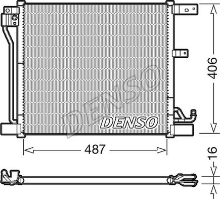 Denso DCN46018 - Lauhdutin, ilmastointilaite inparts.fi