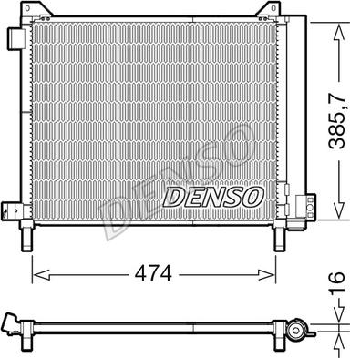 Denso DCN46030 - Lauhdutin, ilmastointilaite inparts.fi