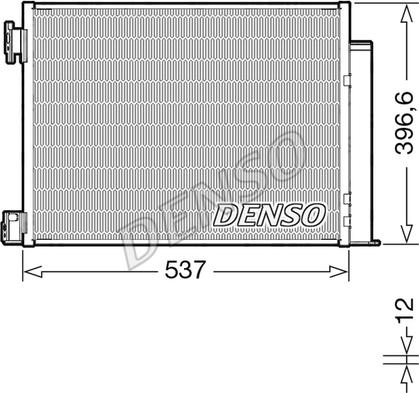 Denso DCN46032 - Lauhdutin, ilmastointilaite inparts.fi