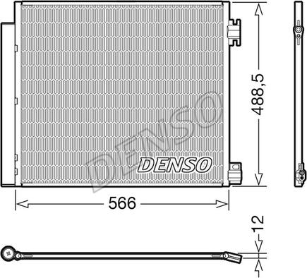 Denso DCN46026 - Lauhdutin, ilmastointilaite inparts.fi