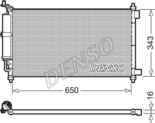 Denso DCN46020 - Lauhdutin, ilmastointilaite inparts.fi