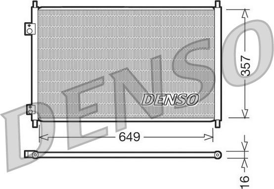 Denso DCN40008 - Lauhdutin, ilmastointilaite inparts.fi