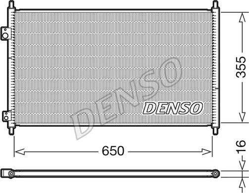 Denso DCN40018 - Lauhdutin, ilmastointilaite inparts.fi