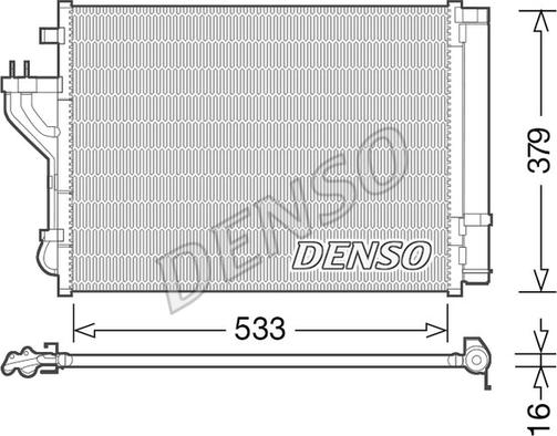 Denso DCN41004 - Lauhdutin, ilmastointilaite inparts.fi