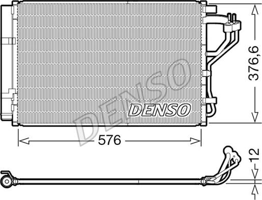 Denso DCN41010 - Lauhdutin, ilmastointilaite inparts.fi