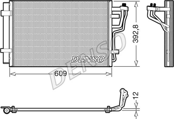 Denso DCN41013 - Lauhdutin, ilmastointilaite inparts.fi