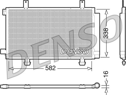 Denso DCN47002 - Lauhdutin, ilmastointilaite inparts.fi