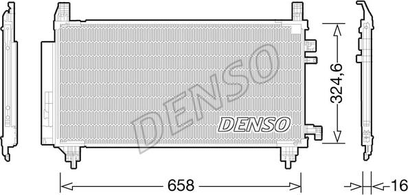 Denso DCN50046 - Lauhdutin, ilmastointilaite inparts.fi