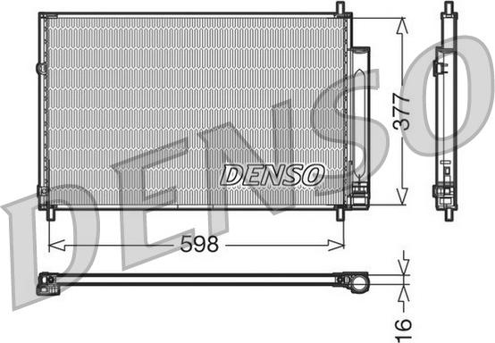 Denso DCN50006 - Lauhdutin, ilmastointilaite inparts.fi