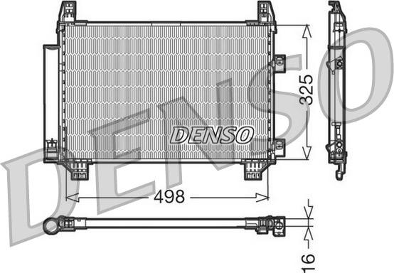 Denso DCN50001 - Lauhdutin, ilmastointilaite inparts.fi