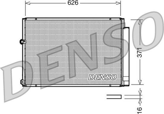 Denso DCN50018 - Lauhdutin, ilmastointilaite inparts.fi