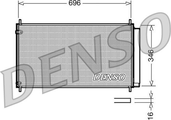 Denso DCN50022 - Lauhdutin, ilmastointilaite inparts.fi