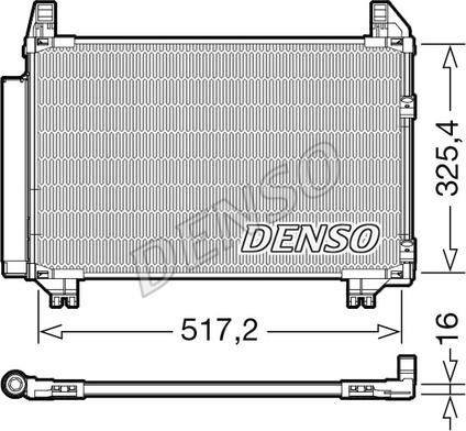 Denso DCN50101 - Lauhdutin, ilmastointilaite inparts.fi