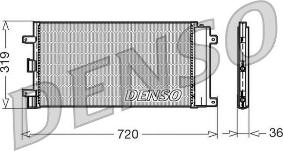 Denso DCN09042 - Lauhdutin, ilmastointilaite inparts.fi