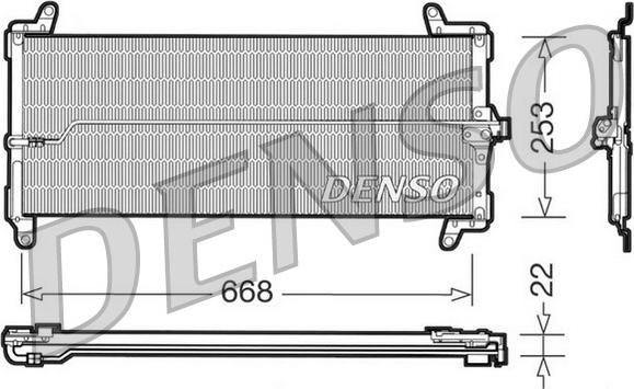 Denso DCN09001 - Lauhdutin, ilmastointilaite inparts.fi