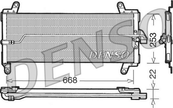 Denso DCN09002 - Lauhdutin, ilmastointilaite inparts.fi