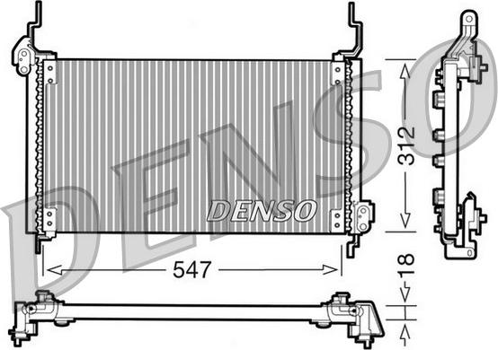 Denso DCN09015 - Lauhdutin, ilmastointilaite inparts.fi