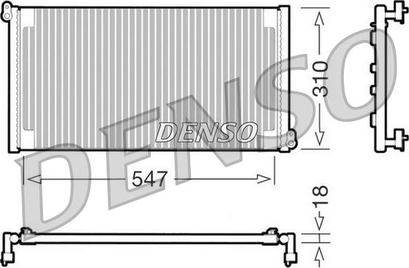 Denso DCN09011 - Lauhdutin, ilmastointilaite inparts.fi