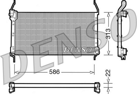 Denso DCN09013 - Lauhdutin, ilmastointilaite inparts.fi