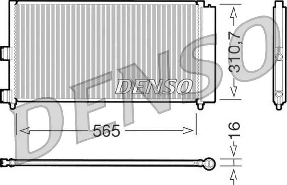 Denso DCN09070 - Lauhdutin, ilmastointilaite inparts.fi