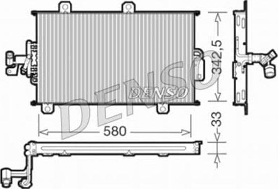 Denso DCN09140 - Lauhdutin, ilmastointilaite inparts.fi