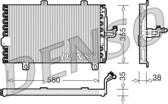 Denso DCN09142 - Lauhdutin, ilmastointilaite inparts.fi