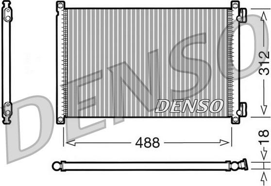 Denso DCN09103 - Lauhdutin, ilmastointilaite inparts.fi