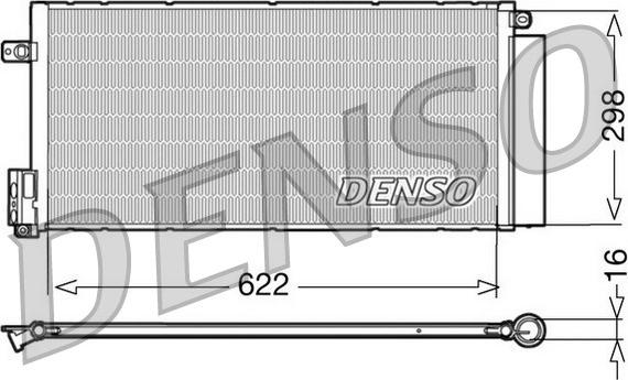 Denso DCN09110 - Lauhdutin, ilmastointilaite inparts.fi