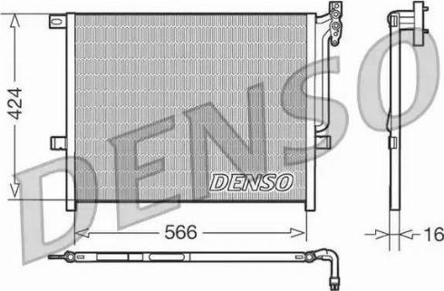 Denso DCN05004 - Lauhdutin, ilmastointilaite inparts.fi