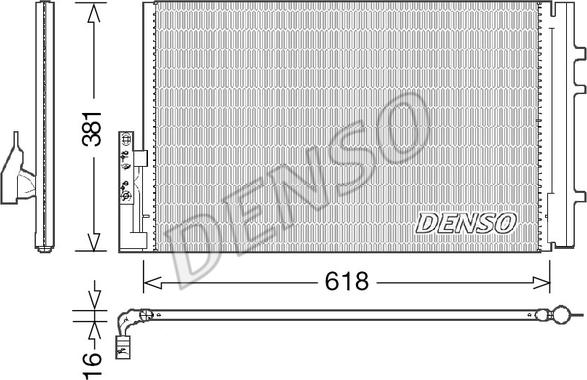 Denso DCN05014 - Lauhdutin, ilmastointilaite inparts.fi