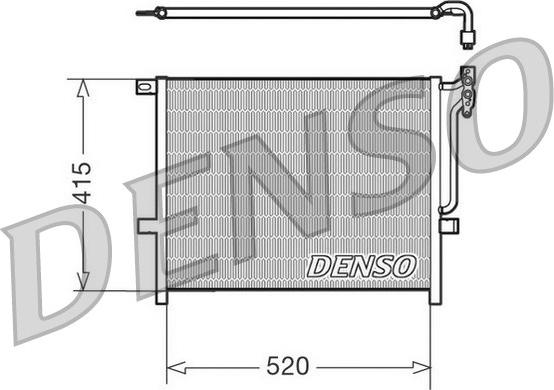 Denso DCN05010 - Lauhdutin, ilmastointilaite inparts.fi